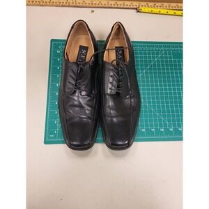 NXT Collection Dress Shoes Mens Size 10.5‎ Black Leather Upper Lace Up Formal